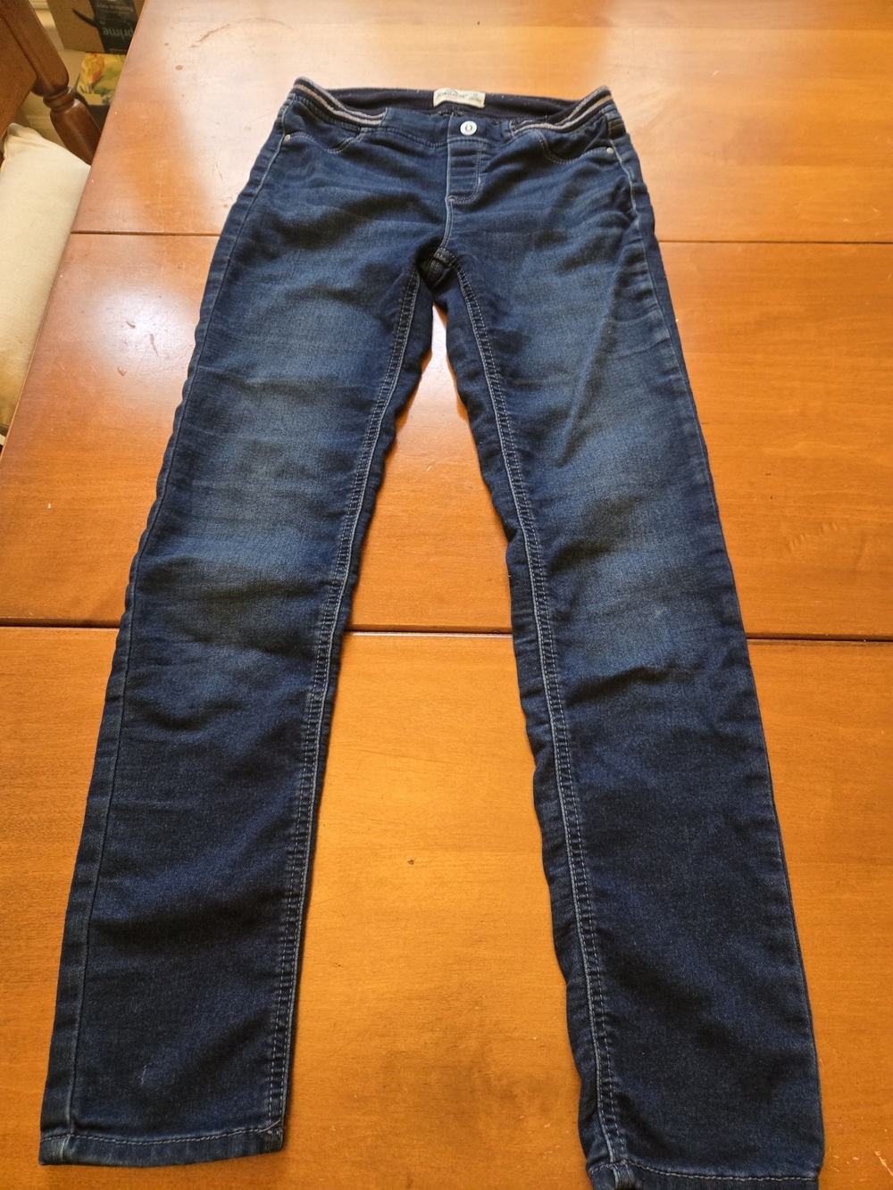 Girls Dark Blue Slim Jeans